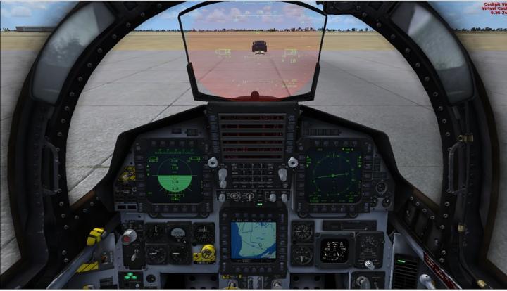 FSX里F-15E的前座