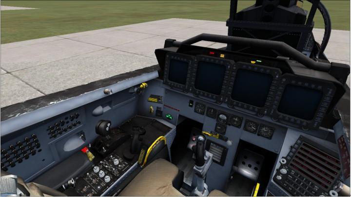 FSX里F-15E的后座