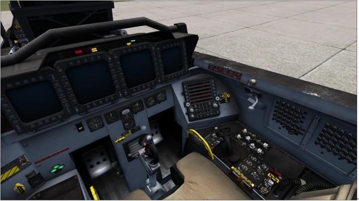 FSX里F-15E的后座