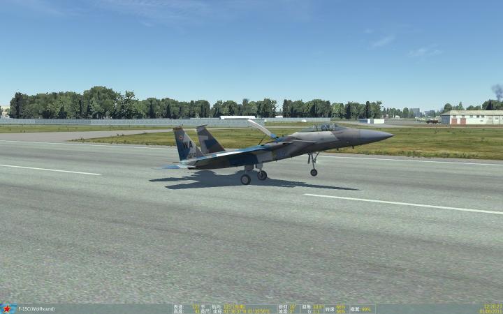 F-15完美降落 150kts接地速度 20~22Unit攻角 400~500FPM接地率 接地滑行到低于70kts放.jpg